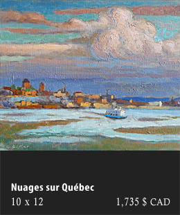 Nuages sur Québec