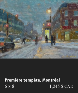 Première tempête, Montréal