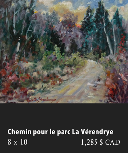 Chemin pour le parc La Vérendrye