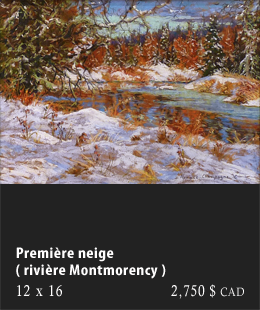 Première neige (rivière Montmorency)