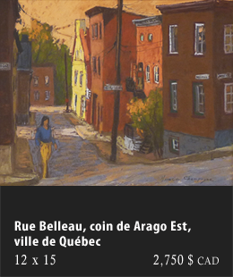 Rue Belleau coin de Arago, ville de Québec