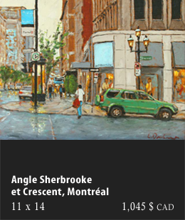Angle Sherbrooke et Crescent, Montréal