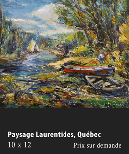 Paysage Laurentides, Québec