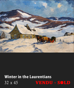 Winter in the Laurentians