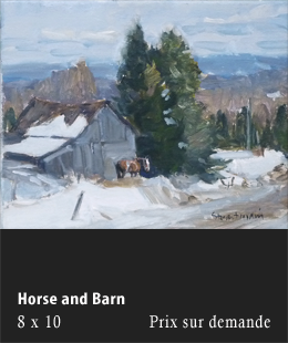 Horse and Barn